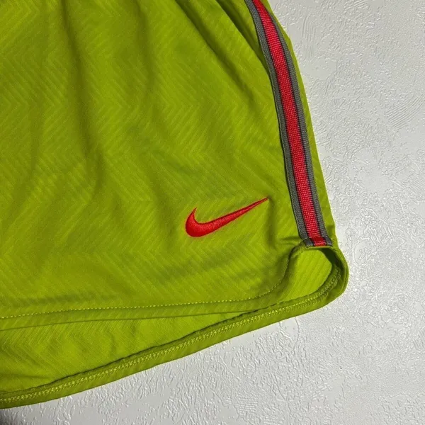 NIKE womens dri fit training running athletic shorts avocado green size xs - Image 4