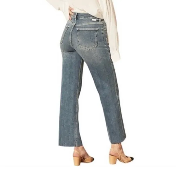 Free People Boyish Jeans Womens Love Affair The Mikey High Rise Wide Leg 26 $228 - Image 3