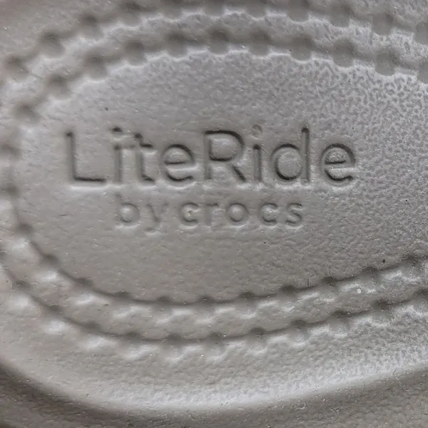 Crocs Brooklyn Low Wedge Sandals Size 8 Mushroom LiteRide Slingback Two Strap - Image 8