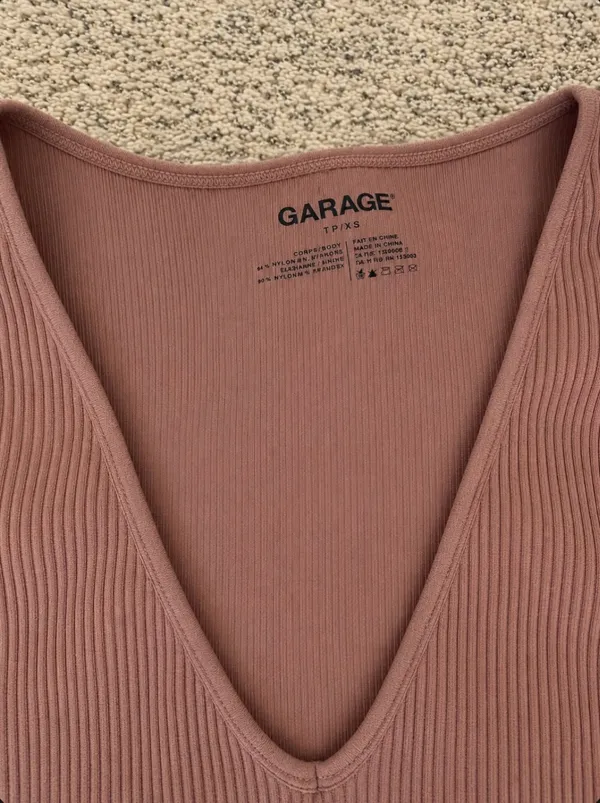 Garage V-Neck Tank Top - Image 2