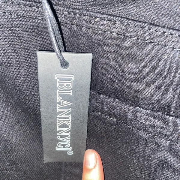 NWT BLANKNYC Black Wash Denim Night Stroll Jean Mini Skirt Women's Size 28 - Image 9