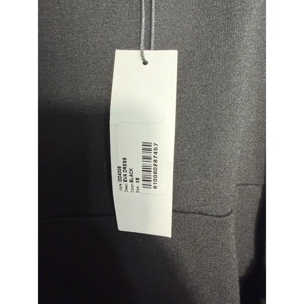 LBLC The Label Revolve Eva Dress Black Faux Wrap Midi Dress XS NEW with Tags - Image 10