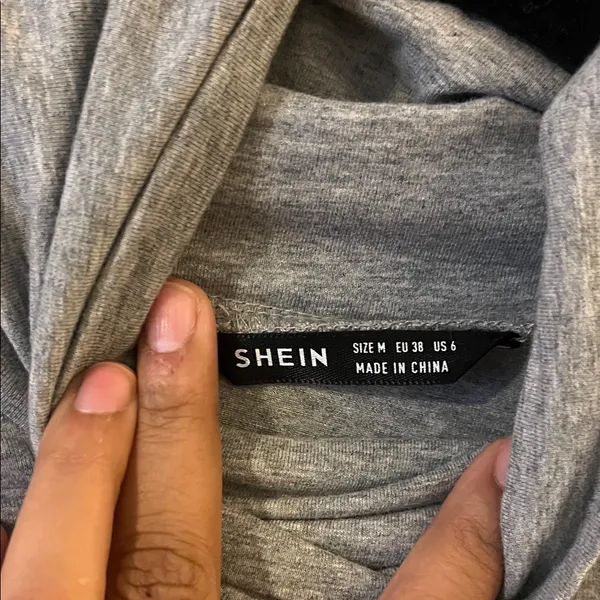 SHEIN Heather Gray Casual Dress - Image 2