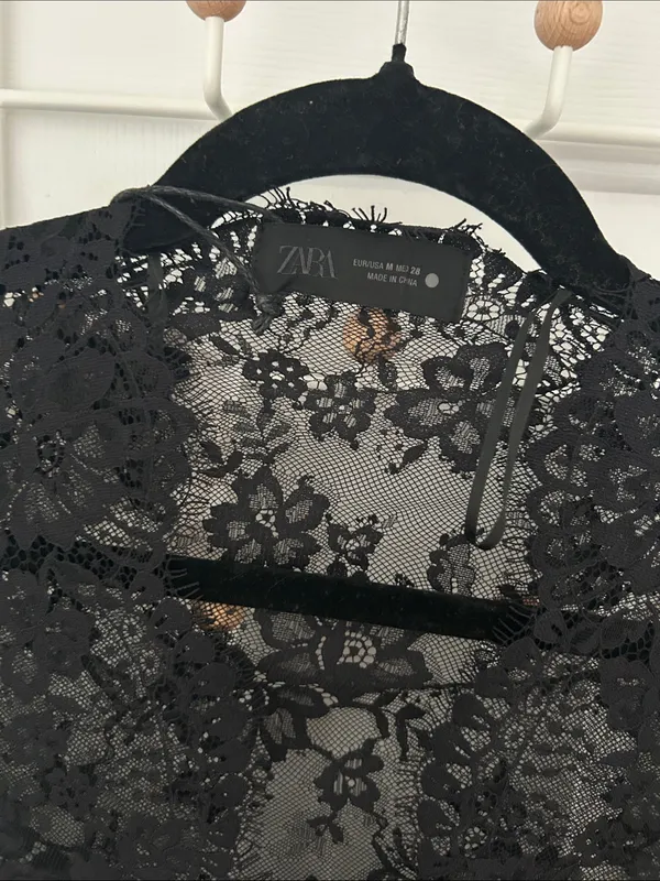 Zara lace long dress. S-M. - Image 6