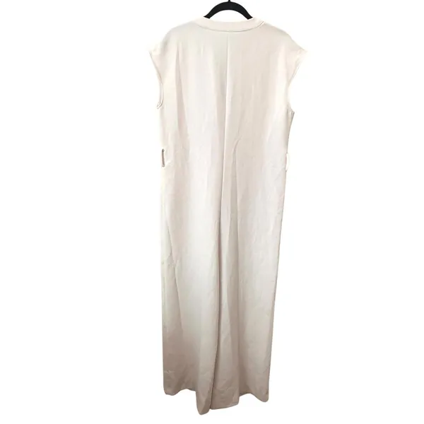 ZARA‎ Wide Leg Jumpsuit White Small - Image 3