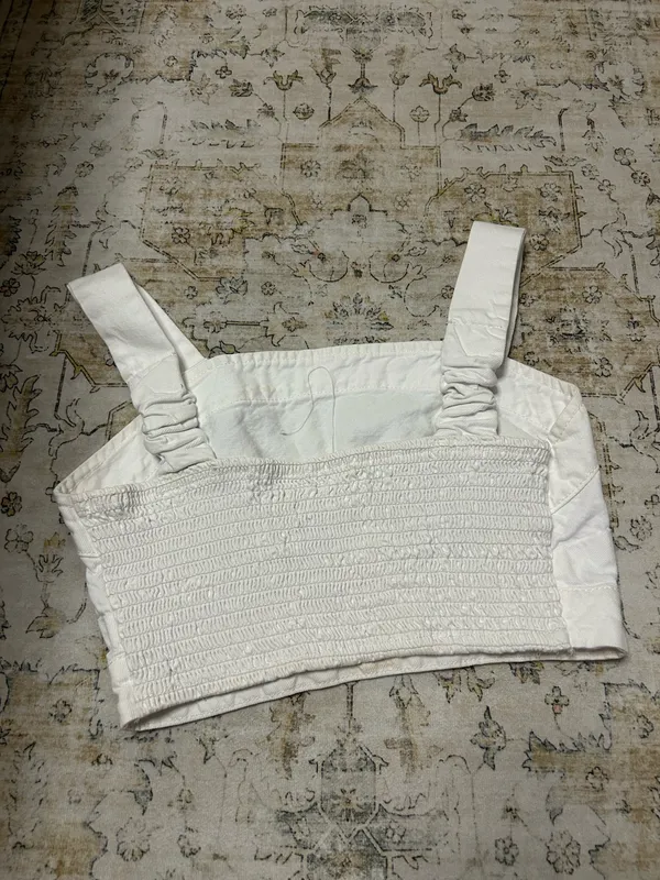Boutique Lonestar denim white set - Image 3