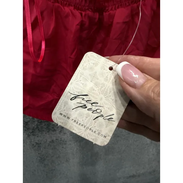 Free People Halter Top Womens Medium Raspberry Pink OB1500111 Boho‎ Festival New - Image 3