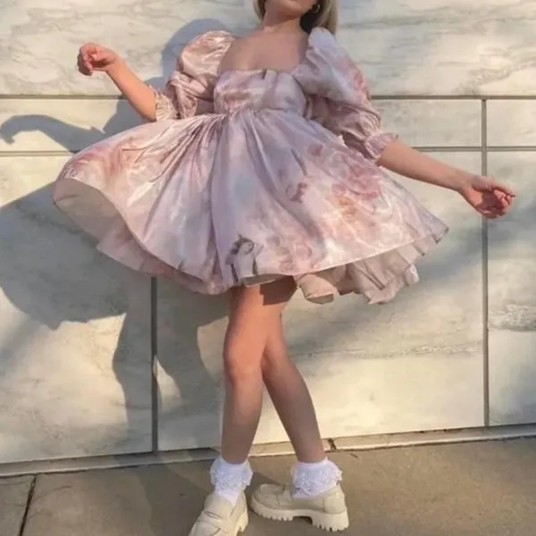 Selkie The Bleached Venus Puff Dress - Image 3