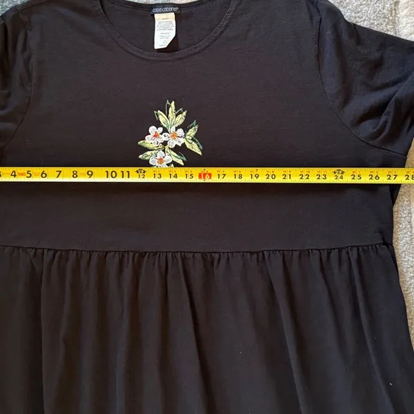 VTG Copa Cabana 3X South Beach Tropical Maxi Dress‎ Palm Tree USA Art to Wear - Image 9