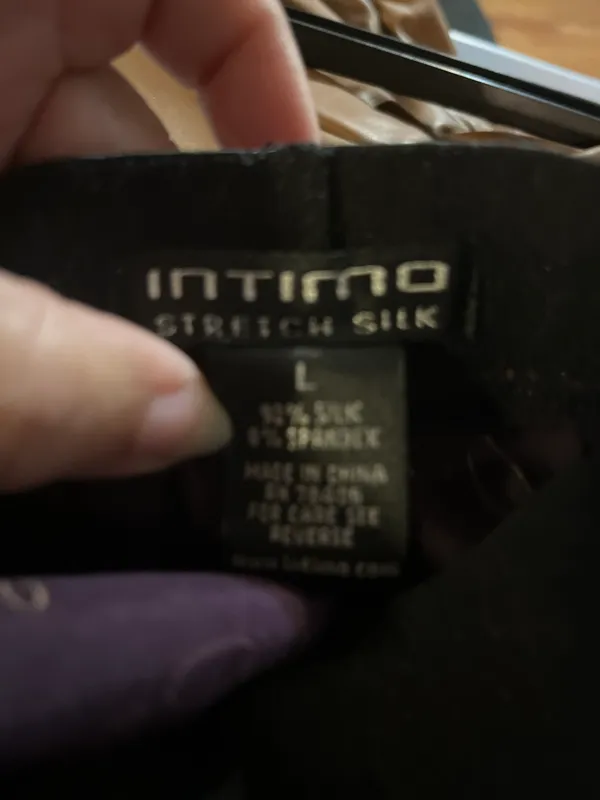 NWT Purple Intimo Women's Sleep Shorts. Silk and spandex (rm23A) - Image 6