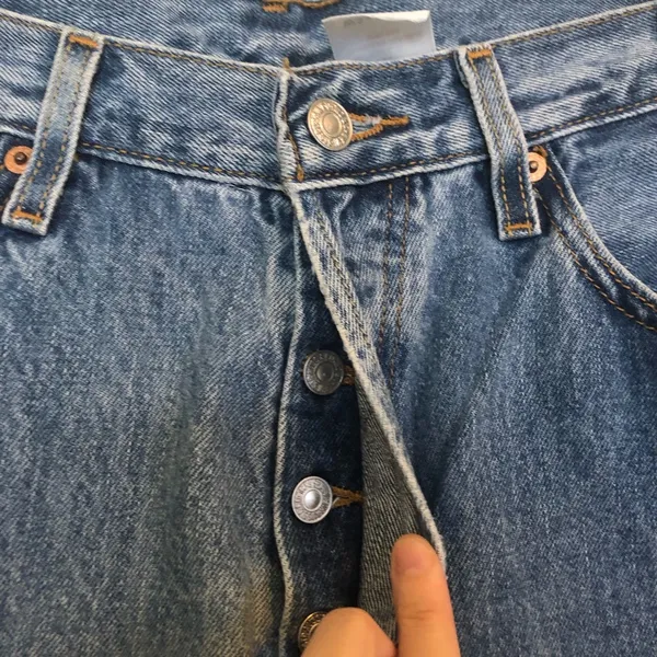 Levi’s 501 High Waisted Button Fly Jeans - Image 4