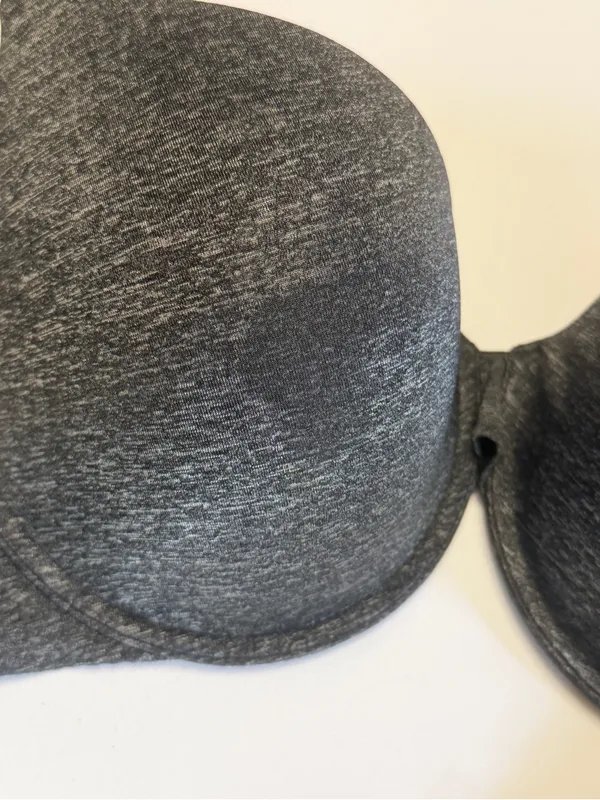 Victoria's Secret Heathered Dark Gray T-Shirt Bra - Image 5