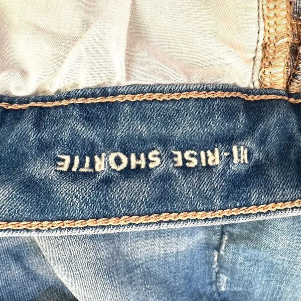 American Eagle hi rise denim next level shorts - Image 11