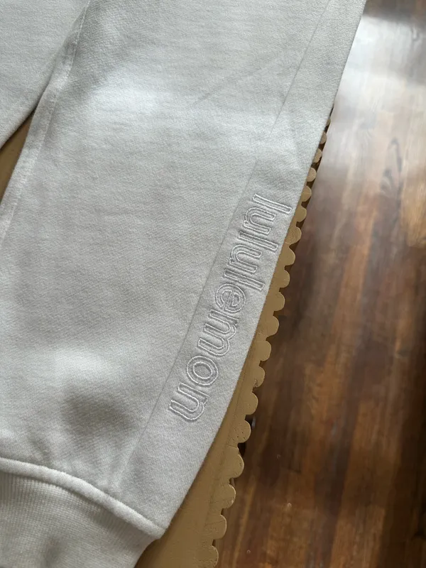 Lululemon Scuba High-Rise Jogger *Fleece 28" White 8 - Image 2