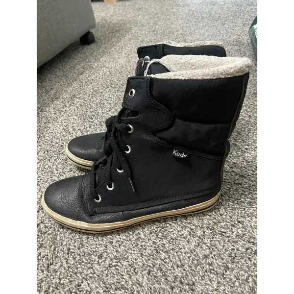 Keds Black Juliet high-top hybrid sneaker Winter Boot 8 1/2 - Image 5