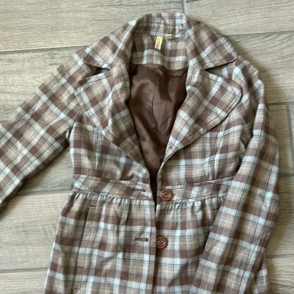Susina plaid jacket Size XS - Image 2