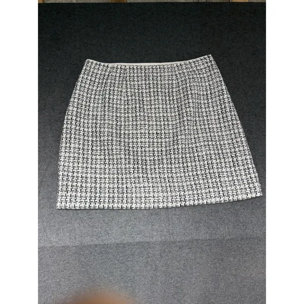 Loft Skirt Womens 10 Woven‎ Tweed Sequined Mini Holiday Occasions Dressy - Image 2
