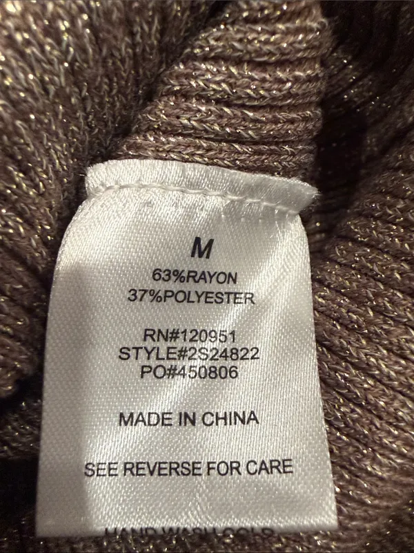 NWT pink rose wrap-front sweater size medium. - Image 3