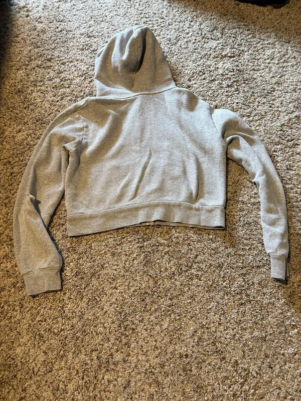 Brandy Melville Half-Zip Sweatshirt Grey - Image 2