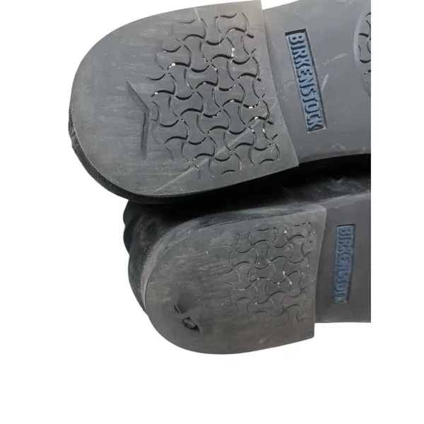 Birkenstock suede ankle boots black sz 40 / 9-9.5 - Image 8