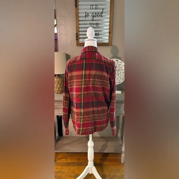 Chaps Plaid Button Down - Image 4