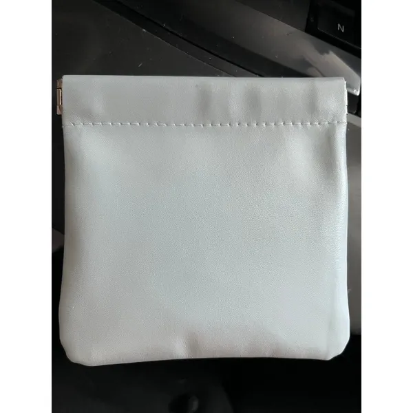 Change Purse Pu Leather Simple Press-on Organizer earbud pouch travel pouch - Image 3