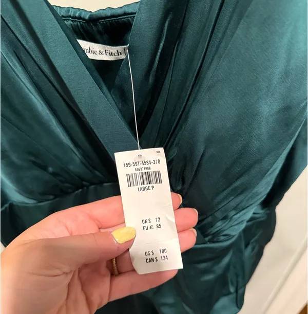 Abercrombie Satin Wrap Dress - Image 2