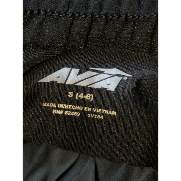Shorts Women Avia Running Active Gym Sport Pull On‎ Size Sm Gray Zebra Lined - Image 6