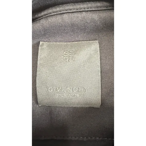 Givenchy Black Cotton 4G Logo Embroidered Neck T-Shirt BA70033YM3 Womens Small - Image 4