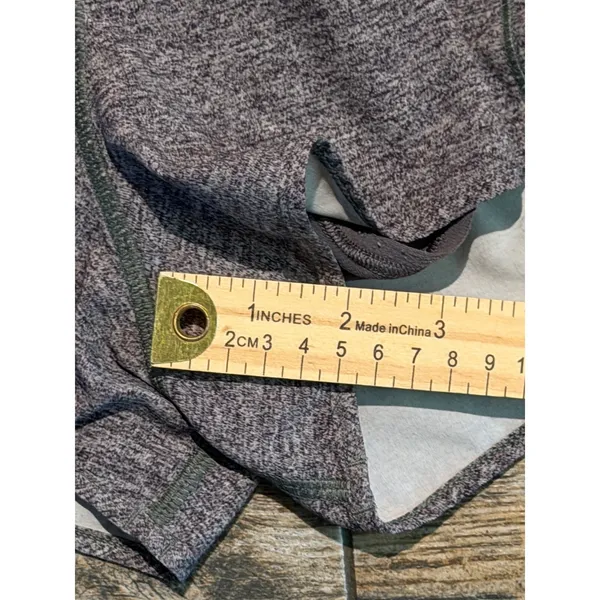 Lululemon Hotty Hot Short II 2.5" Black‎ Grey Lined Athletic Running Gym Size 6 - Image 6