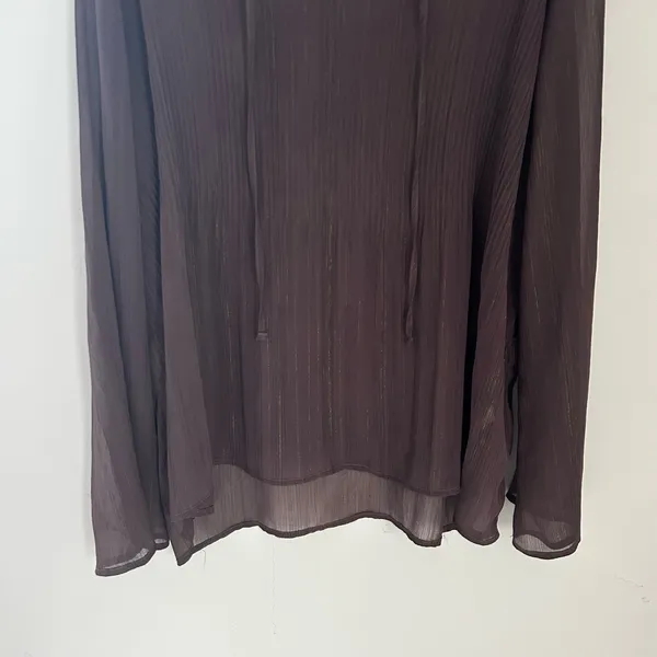 Maurice's Sheer Shimmer Pullover Blouse - Image 4