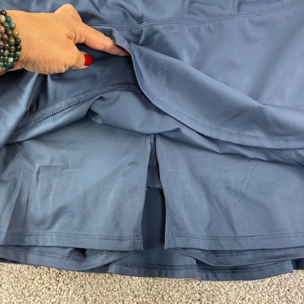 Tommy Bahama Golf Skort Women XL Blue Ruffle Hem Active Athletic Tennis‎ Skirt - Image 5