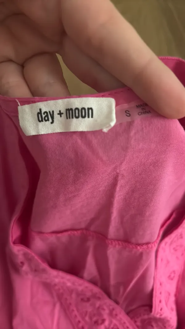 Day & Moon Mini Dress Pink - Image 3