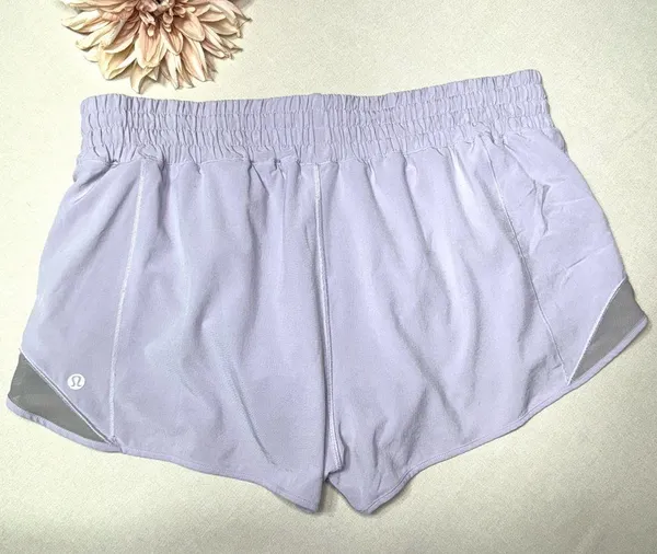 Lululemon Hotty Hot High Rise Athletic Shorts Lavender Dew Purple Size 12 - Image 7