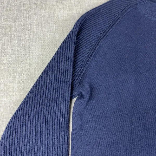 Vince Sweater Womens‎ XS Blue 100% Cotton Crew Neck Raglan Pullover Lightweight - Image 3