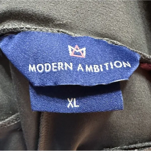 Modern‎ Ambition Pleated Front Pull On Ponte Knit Pant Volcanic Ash XL - Image 7