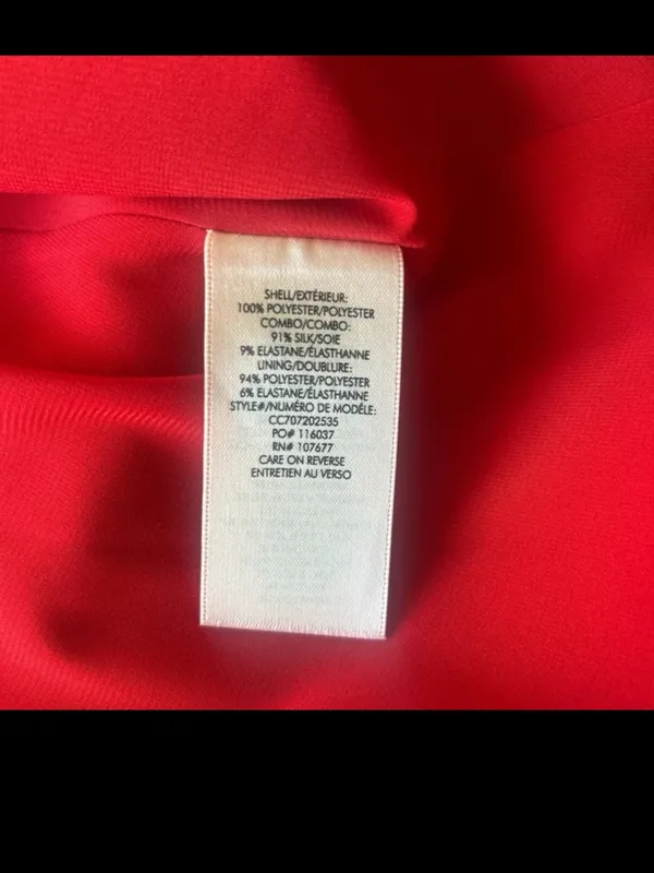 Alice + Olivia Kipp Mini Red Dress Size 4 - Image 8