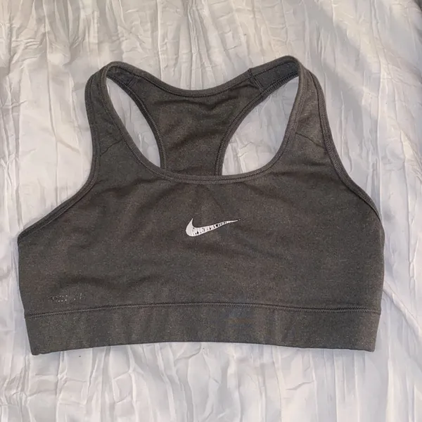 Nike Pro gray sports bra - Image 3