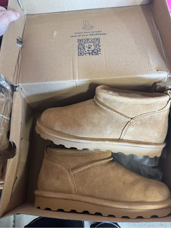 Bearpaw Women’s Super Shorty Wide Iced Coffee Size 8 New 360 Wide BearCoat - Image 5
