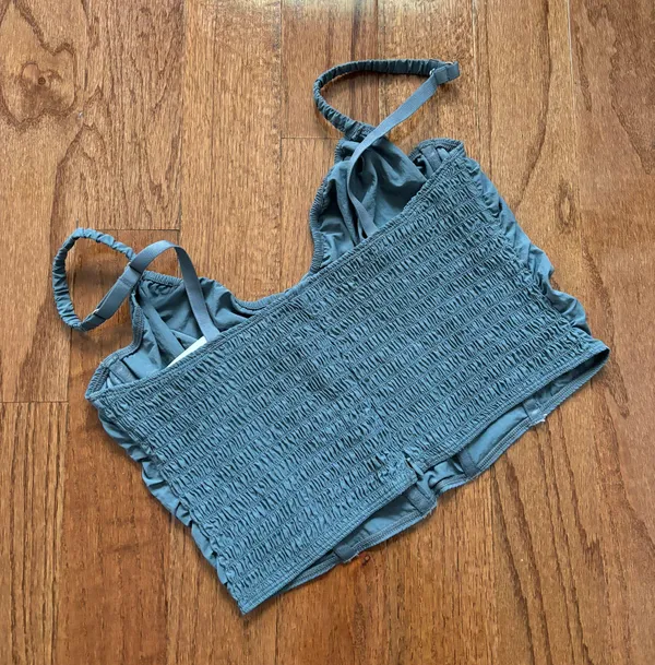 Gilly Hicks NWOT RUCHED PARACHUTE MICRO-MODAL BUSTIER CORSET TOP - Image 3