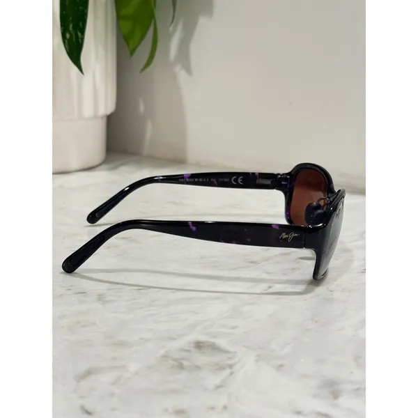 Maui Jim Koki Beach Sunglasses Women 56mm Purple Tortoise MJ433-28T Polarized - Image 6
