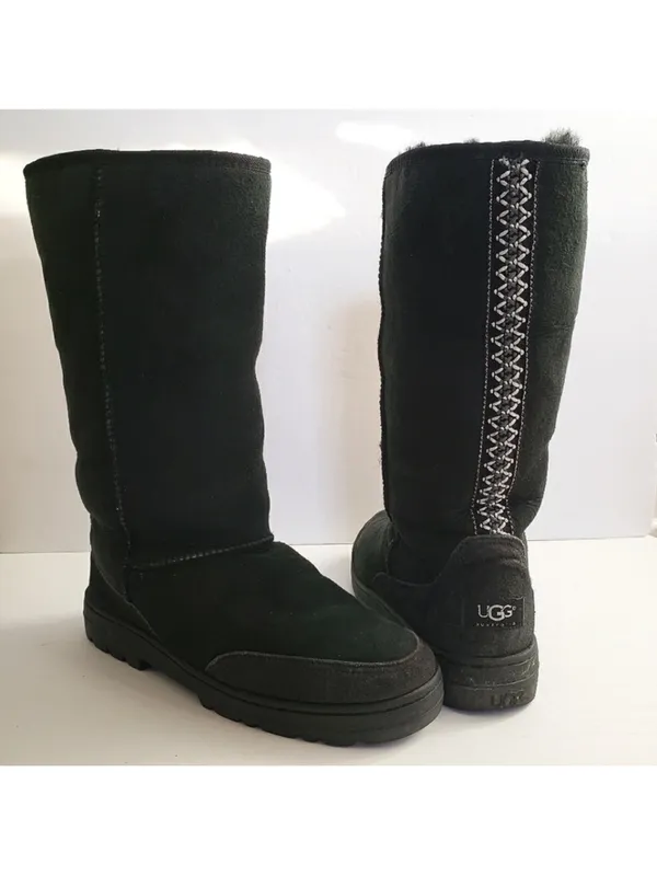 $295 UGG Ultra Tall Revival Tasman Braid Boots, size 9 - Image 3