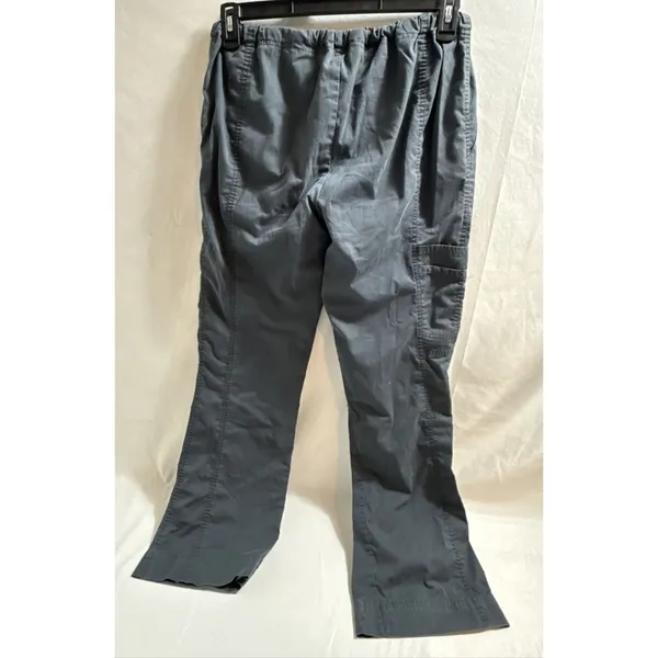 Cherokee Workwear Scrub Pants Grey Women's Tall 30" Inseam 28" Waist Drawstring - Image 2