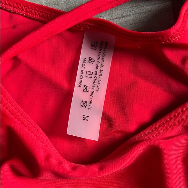 SHEIN Bold Red Bikini Set - Image 2
