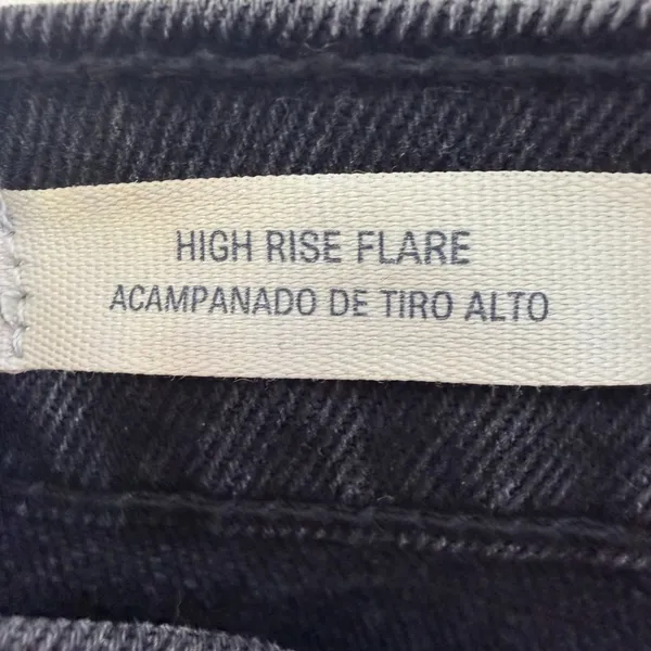 NWT Universal Thread High-Rise Flare Jeans Womens Size 2‎ Comfort Stretch Black - Image 13