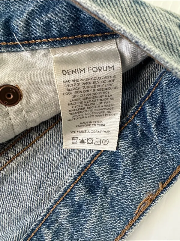 Aritzia Denim Forum Ex Boyfriend Shorts, 24 - Image 9