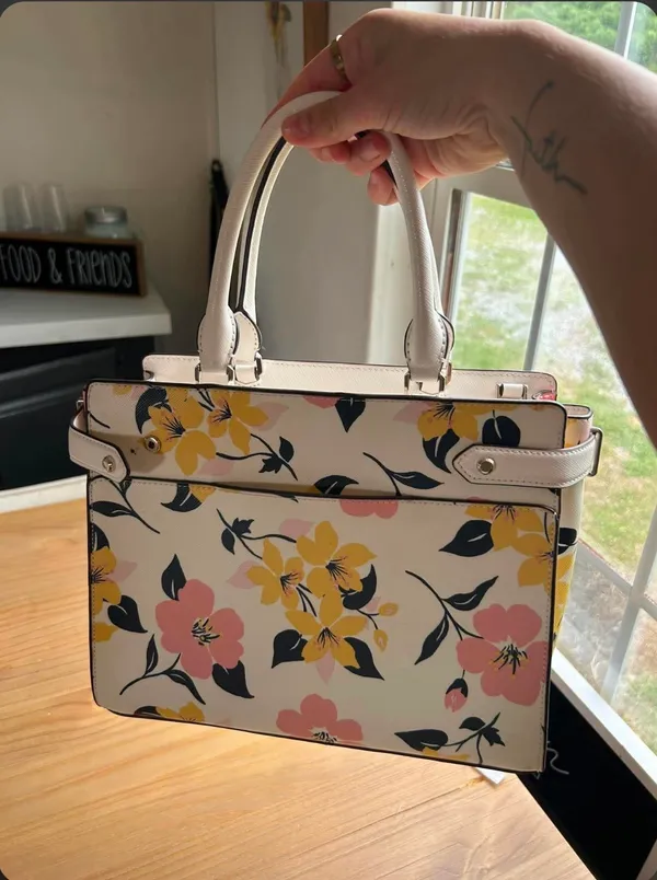 Kate Spade Staci Lily Bloom Floral Medium Crossbody - Image 3