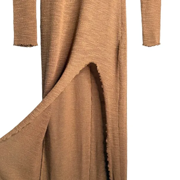 Urban Outfitters Out From Under Gauze Sheer Maxi Dress S Slit Long Sleeve Raw Hem Fairy Grunge - Image 7