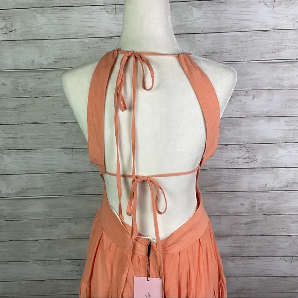 Hello Molly Love Never Stops Peach Dress - Image 9