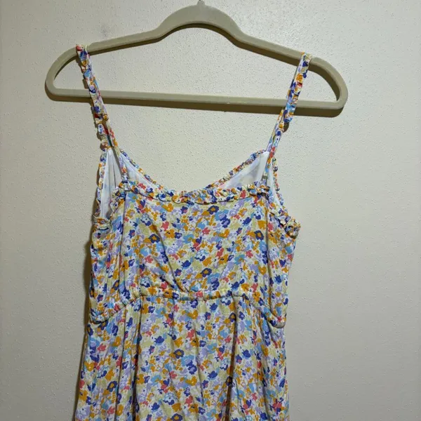 Rails Size S Small Adalyn Midi Dress Papaya Flowers Button Front Sundress - Image 11